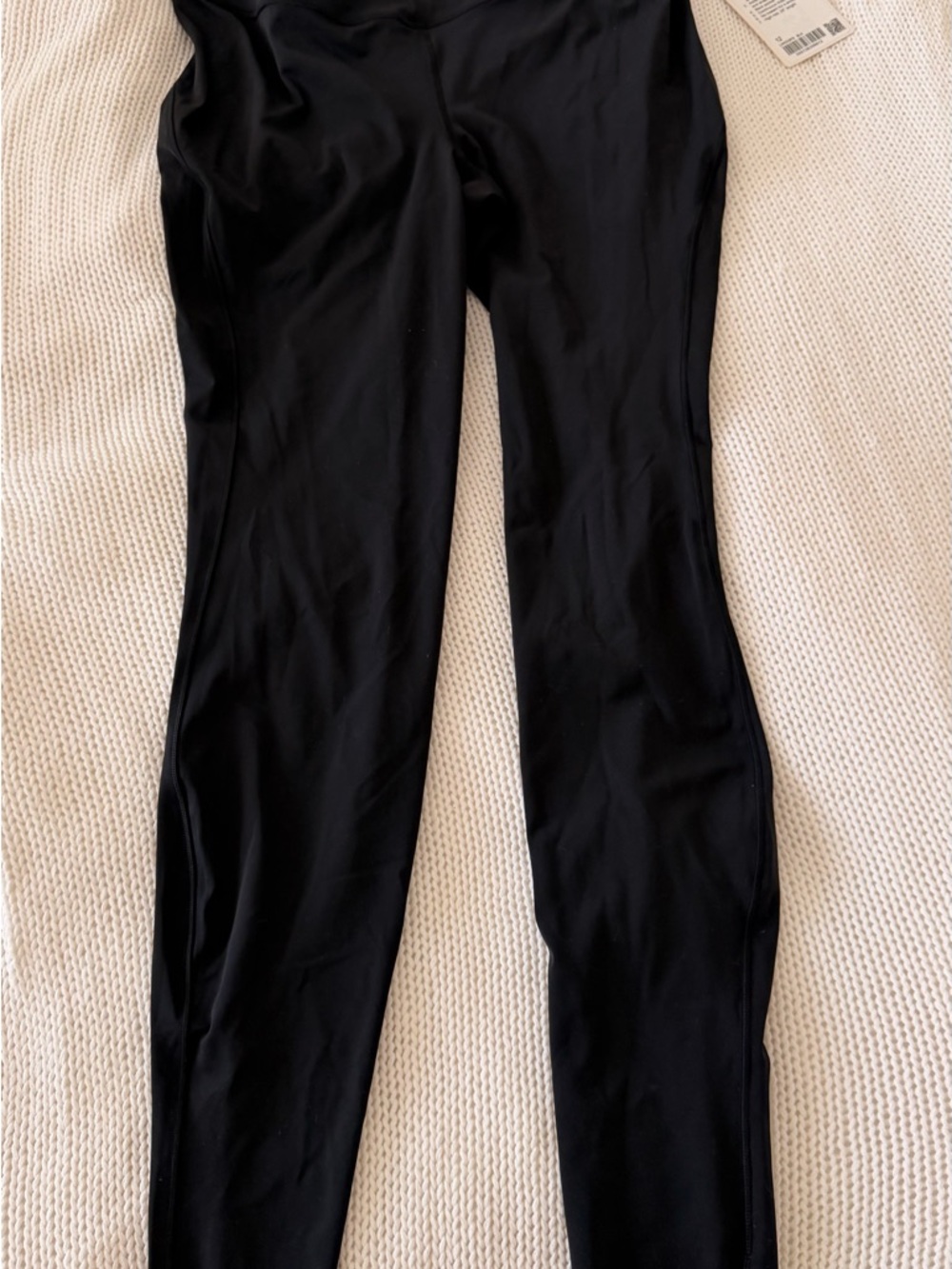 lululemon athletica Black Athletic Leggings with Logo Tag